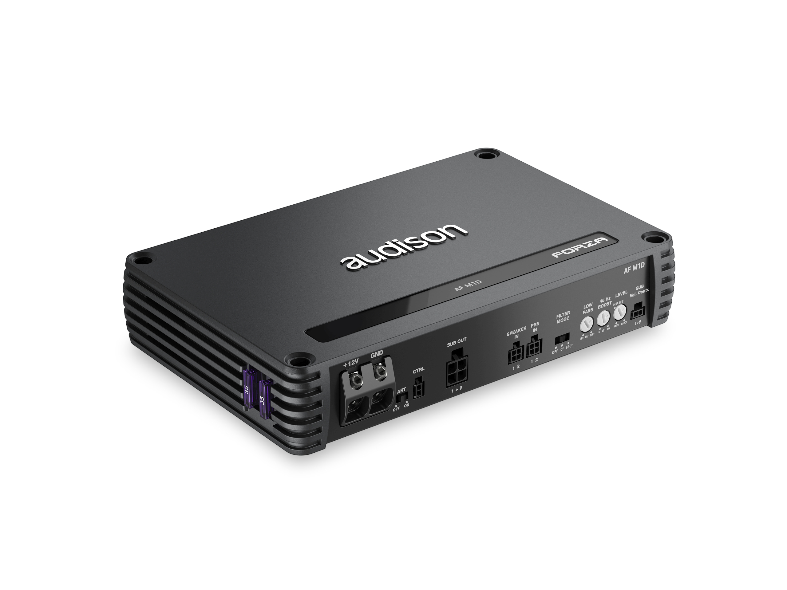 Audison Forza | AF M1D - One Channel Car Audio Amplifier | Fhrx Studios