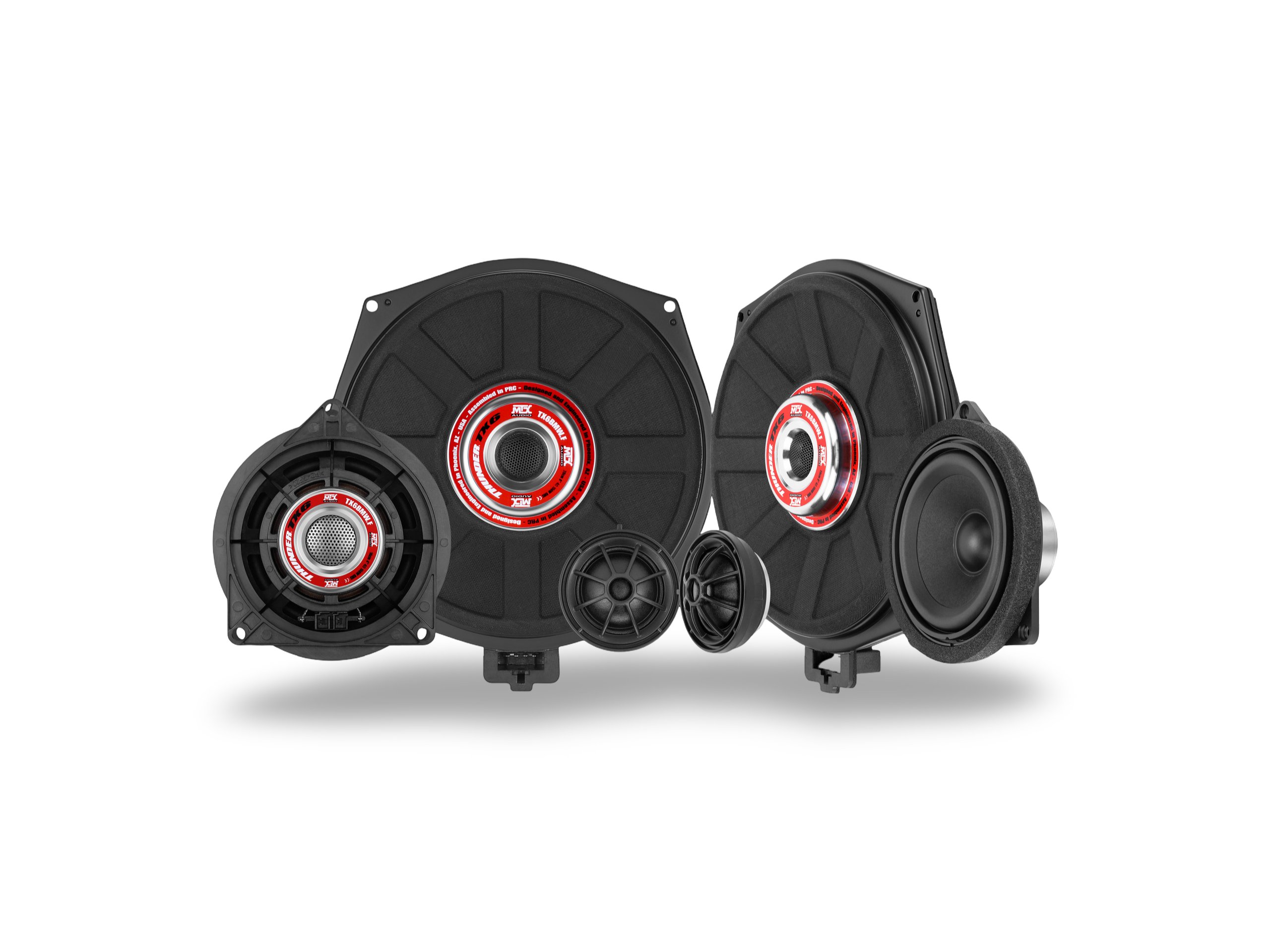 MTX Audio TX6 | TX6BMW.F - Three-way 8" Car Audio Component Speaker Set ...
