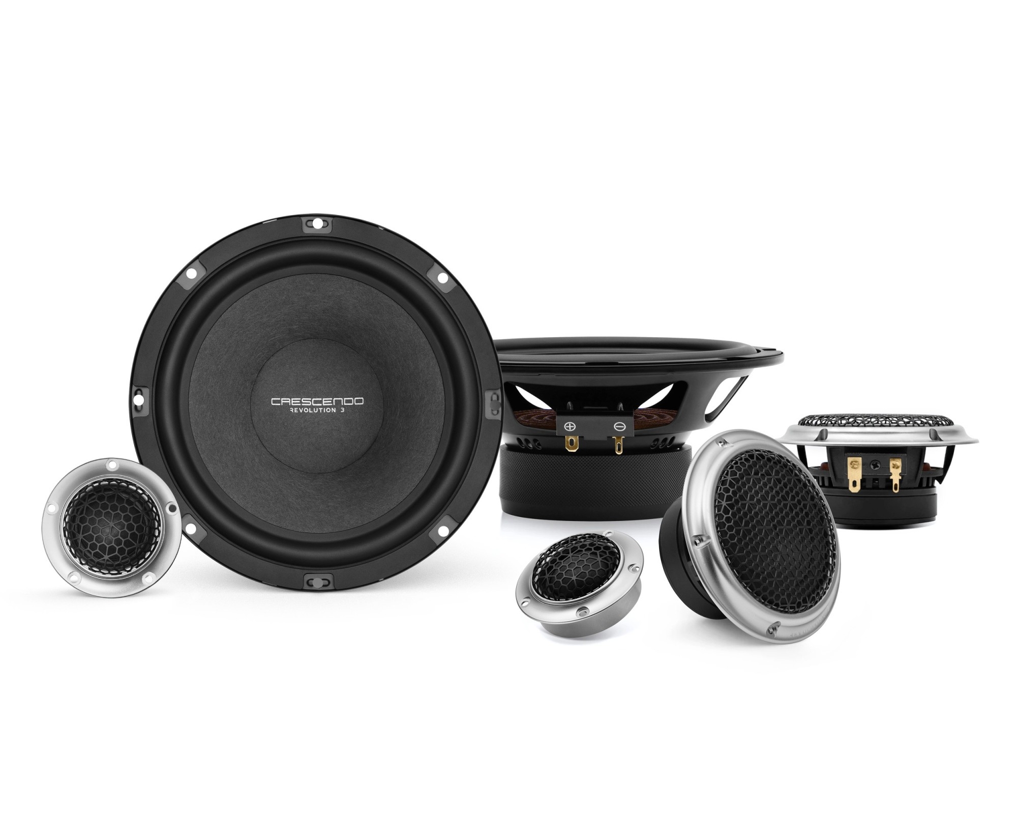 Crescendo Revolution 3 3s3 Three Way 65 Car Audio Component 
