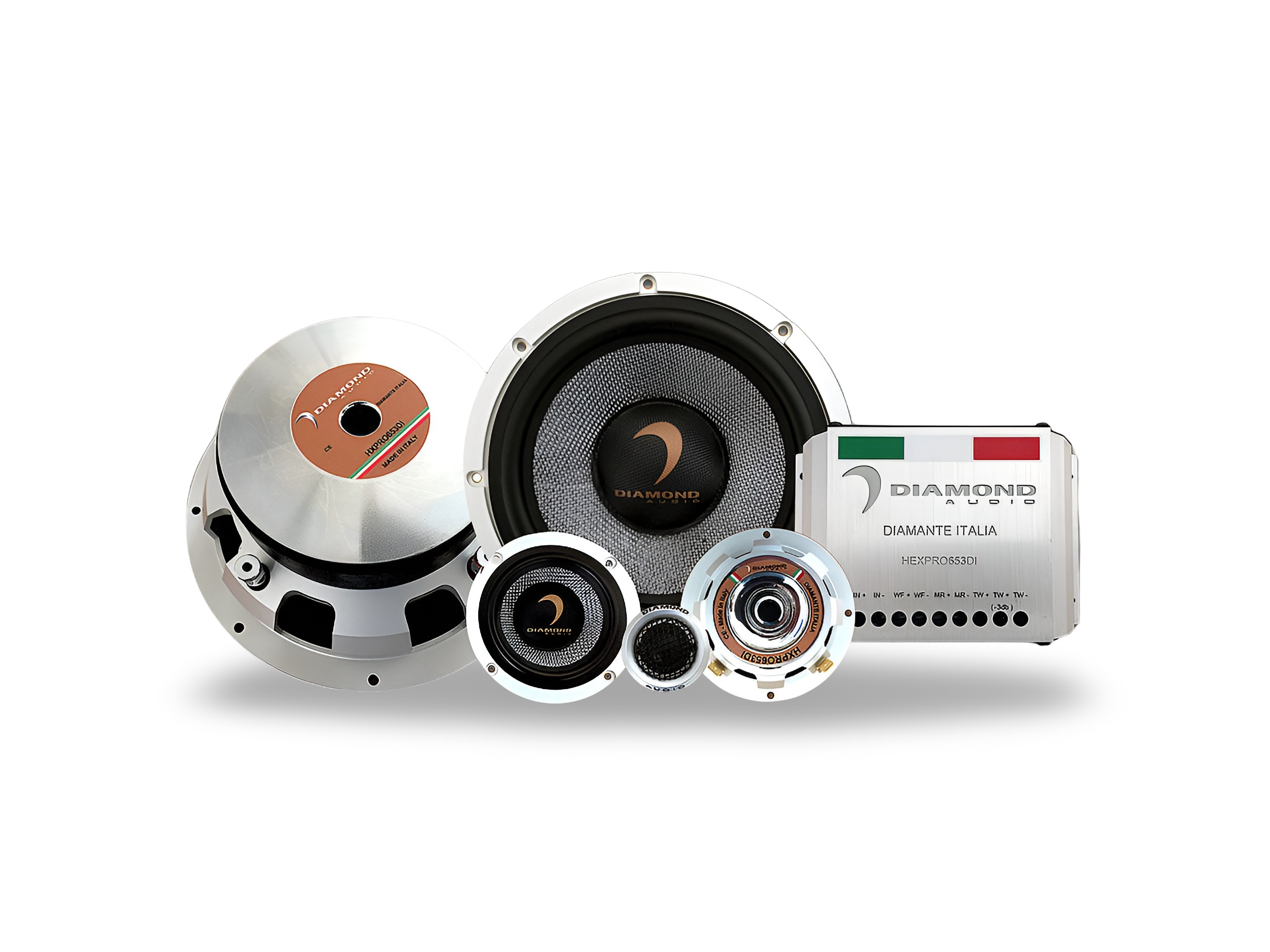 Diamond Audio Hex Pro | HXPRO653DI - Three-way 6.5 Diamond Audio Hex Pro | HXPRO653DI - Three-way 6.5